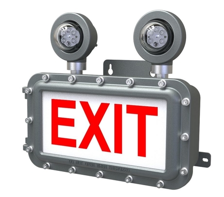 IP66 LED ทางออกไฟฉุกเฉิน DC12-36V สำหรับสถานที่อันตราย