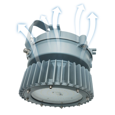 IP66 ไฟ LED ไฮเบย์ป้องกันการระเบิด 20-200W ปั๊มน้ำมันอุตสาหกรรมเคมี