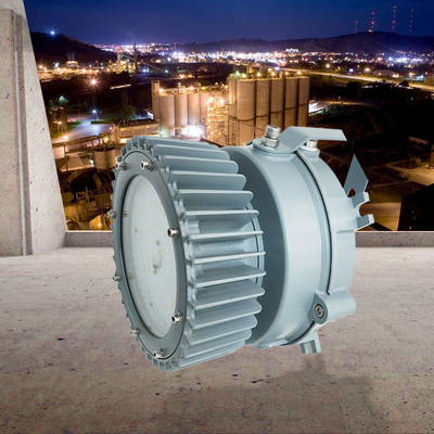 IP66 ไฟ LED ไฮเบย์ป้องกันการระเบิด 20-200W ปั๊มน้ำมันอุตสาหกรรมเคมี