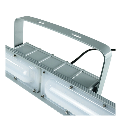 การออกแบบใหม่ไฟ LED ป้องกันการระเบิดเชิงเส้น 1300 มม. Ip66 บอร์ด LED ที่ถอดเปลี่ยนได้และไฟป้องกันการระเบิดของไดรเวอร์ H SERIES