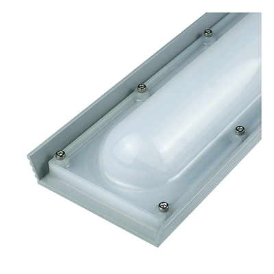Atex Explosion Proof Ip66 นำแสง 2 ฟุต 4 ฟุตพร้อมแบตเตอรี่ฉุกเฉินสำรองสูงสุดสามชั่วโมง H SERIES